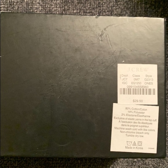 J Crew Boxed Set of 3 Socks, NIB - Picture 3 of 5